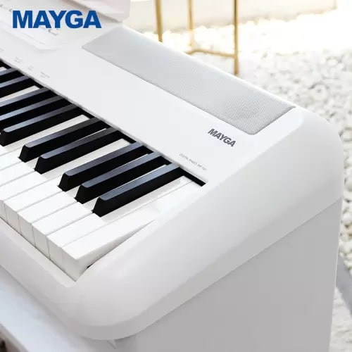 Цифровое пианино MAYGA MP-100 WH + Наушники